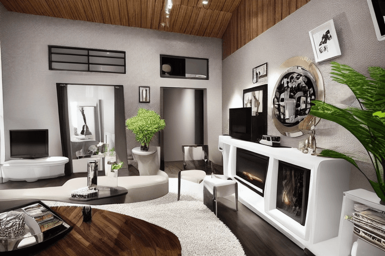 Generated photo of a room with roomGPT.io